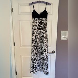 Zebra Prom Dress